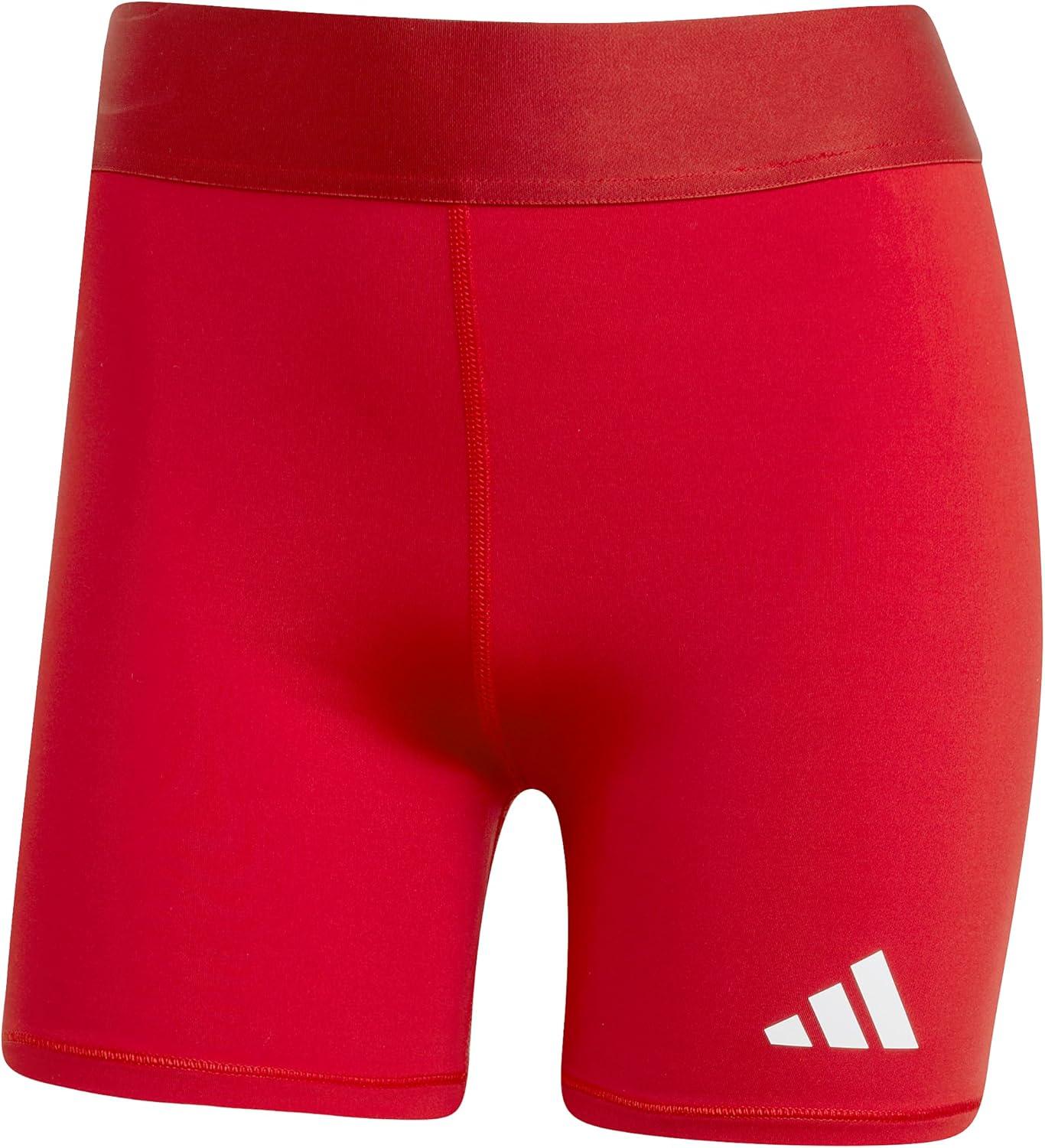 image:imageAdidas Womens Techfit Volleyball Tight ShortsTeam Power Red
