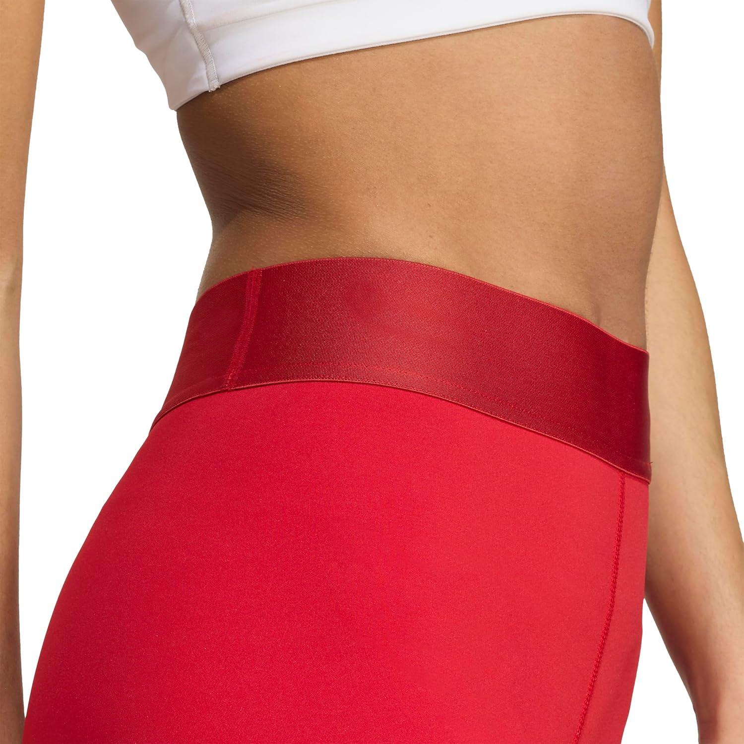 image:imageAdidas Womens Techfit Volleyball Tight ShortsTeam Power Red