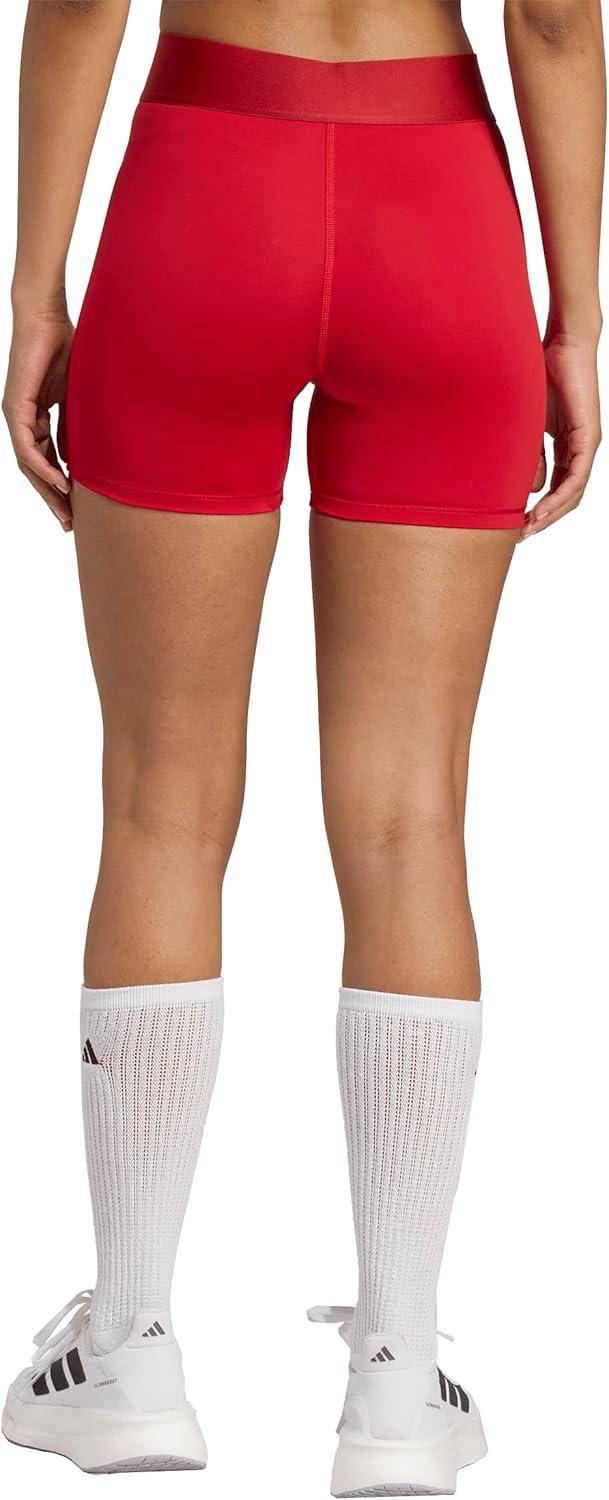 image:imageAdidas Womens Techfit Volleyball Tight ShortsTeam Power Red