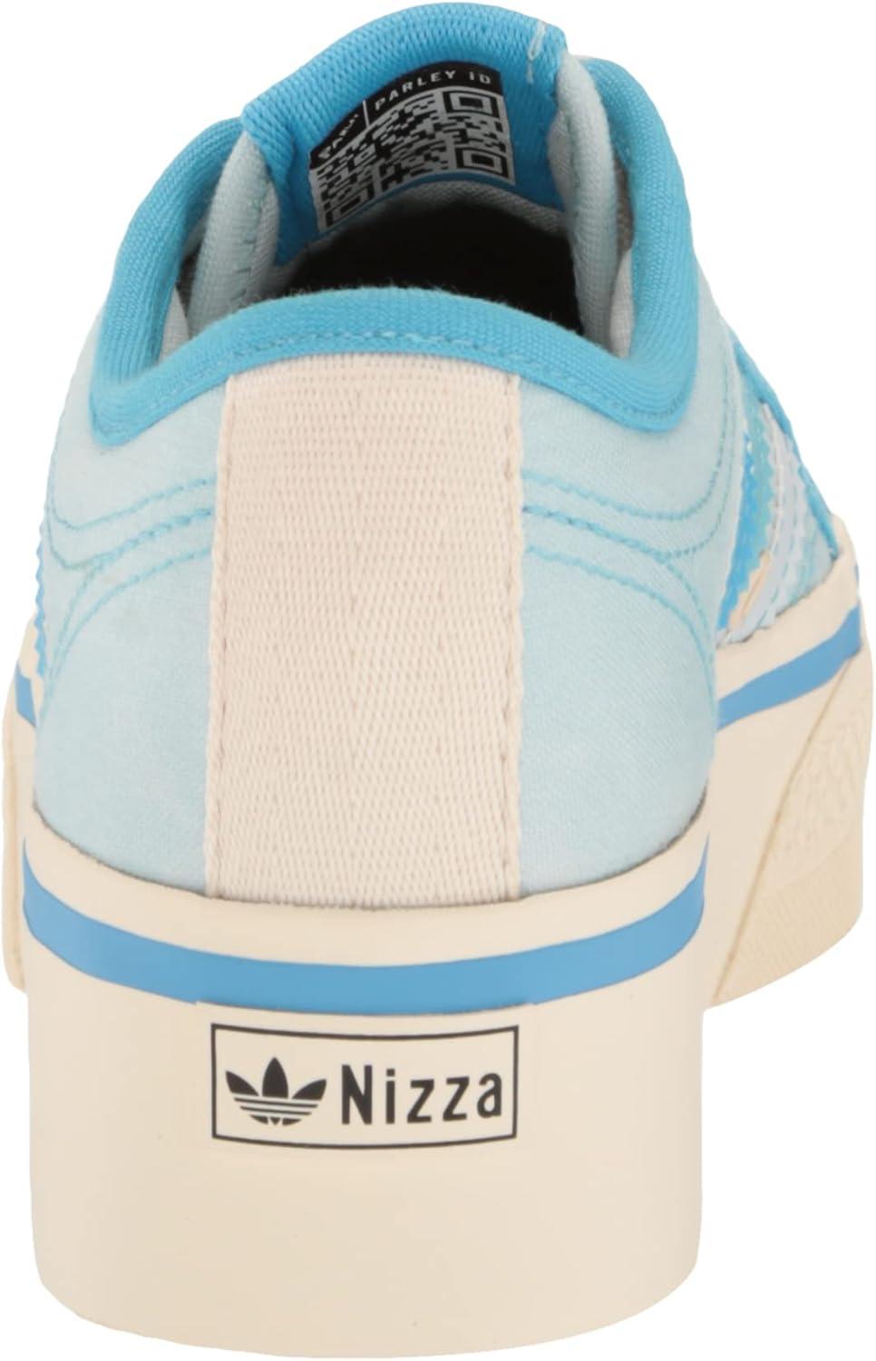 image:imageadidas Originals UnisexChild Nizza PlatformAlmost BlueSky RushChalk White