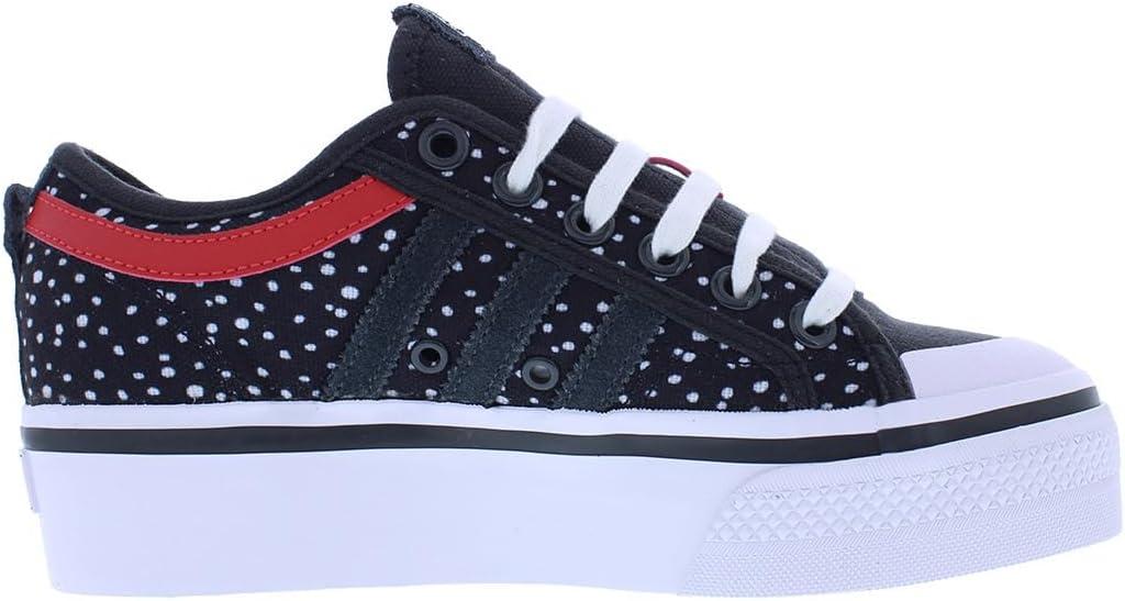 image:imageadidas Originals UnisexChild Nizza PlatformBlackWhiteRedblack