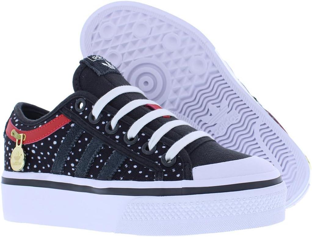 image:imageadidas Originals UnisexChild Nizza PlatformBlackWhiteRedblack