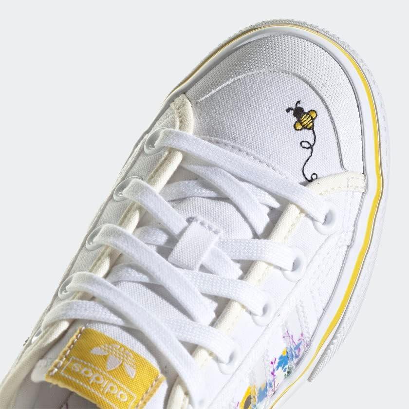 image:imageadidas Originals UnisexChild Nizza PlatformCloud WhiteYellowOff White