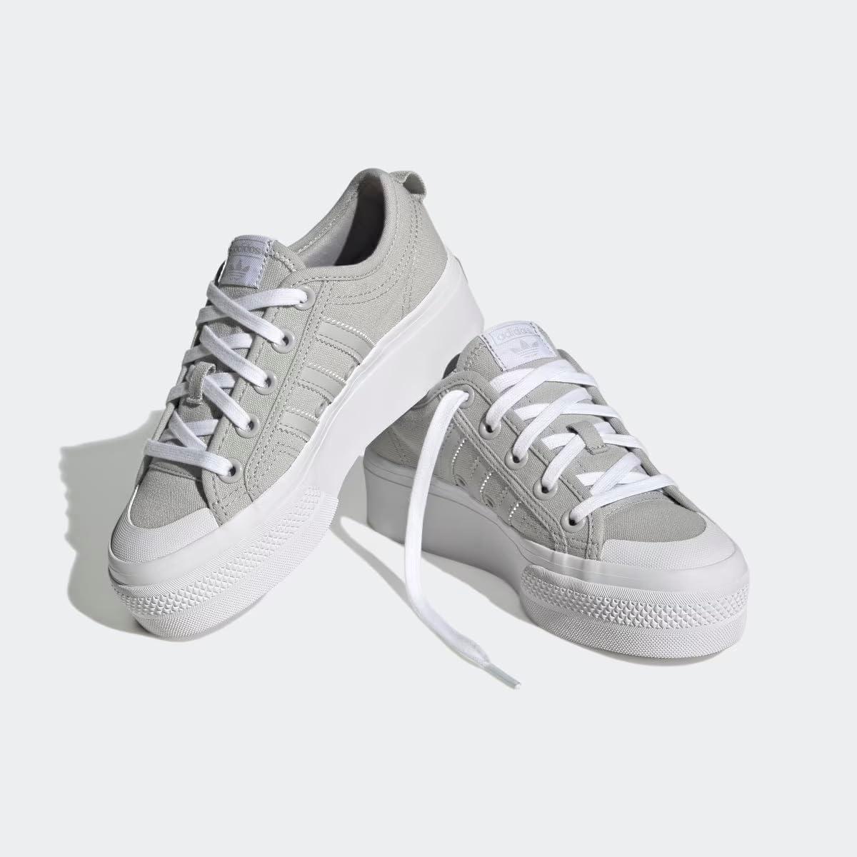 image:imageadidas Originals UnisexChild Nizza PlatformGreyGreyWhite