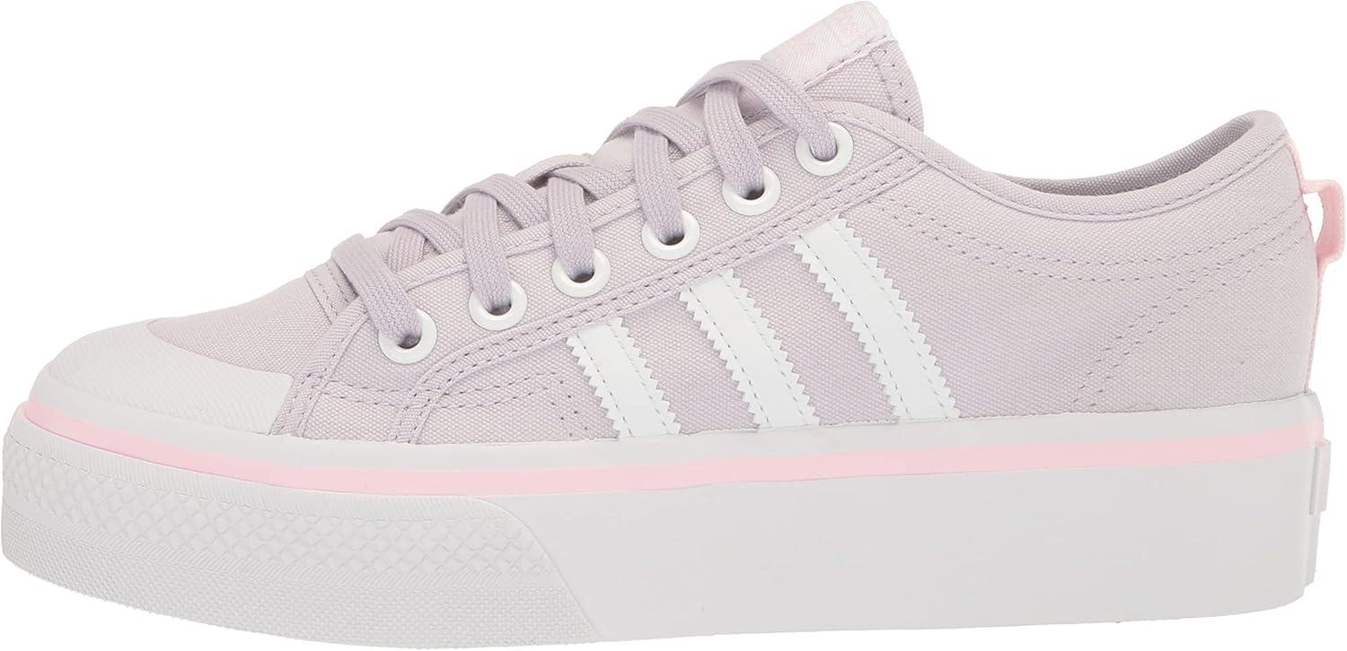 image:imageadidas Originals UnisexChild Nizza PlatformSilver DawnWhiteClear Pink