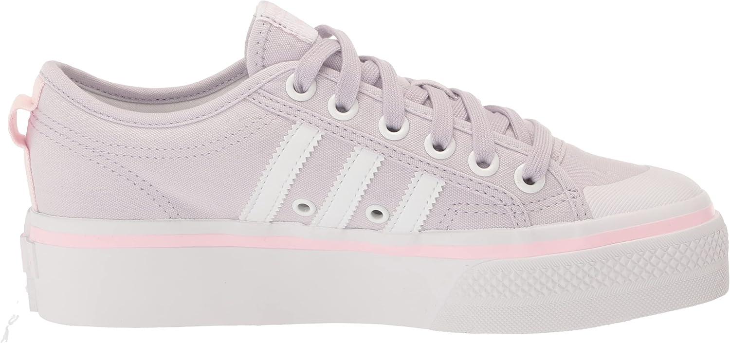 image:imageadidas Originals UnisexChild Nizza PlatformSilver DawnWhiteClear Pink
