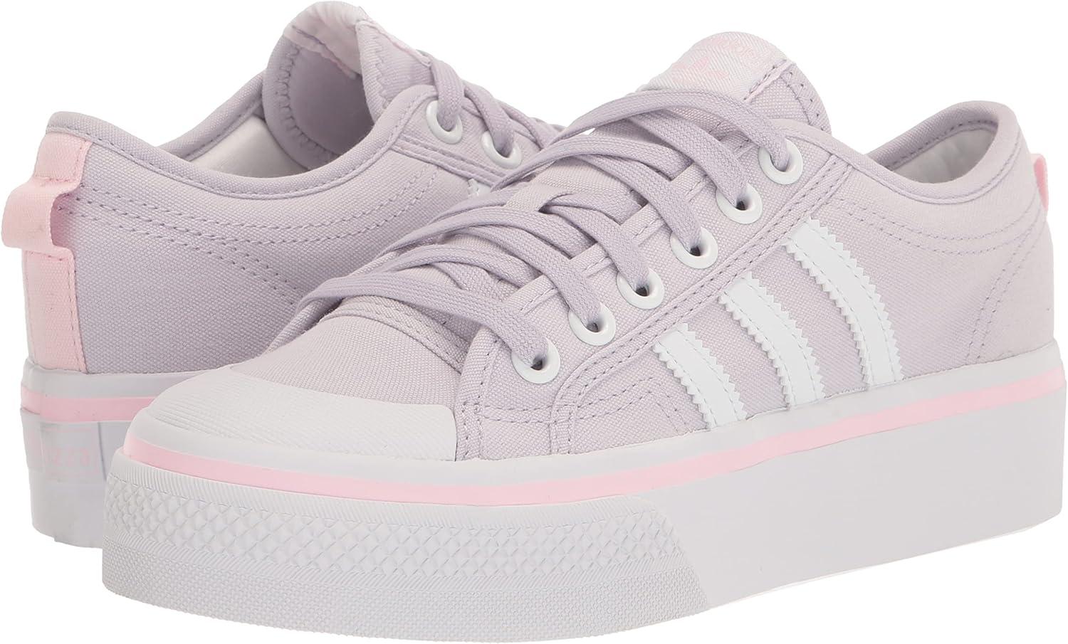 image:imageadidas Originals UnisexChild Nizza PlatformSilver DawnWhiteClear Pink