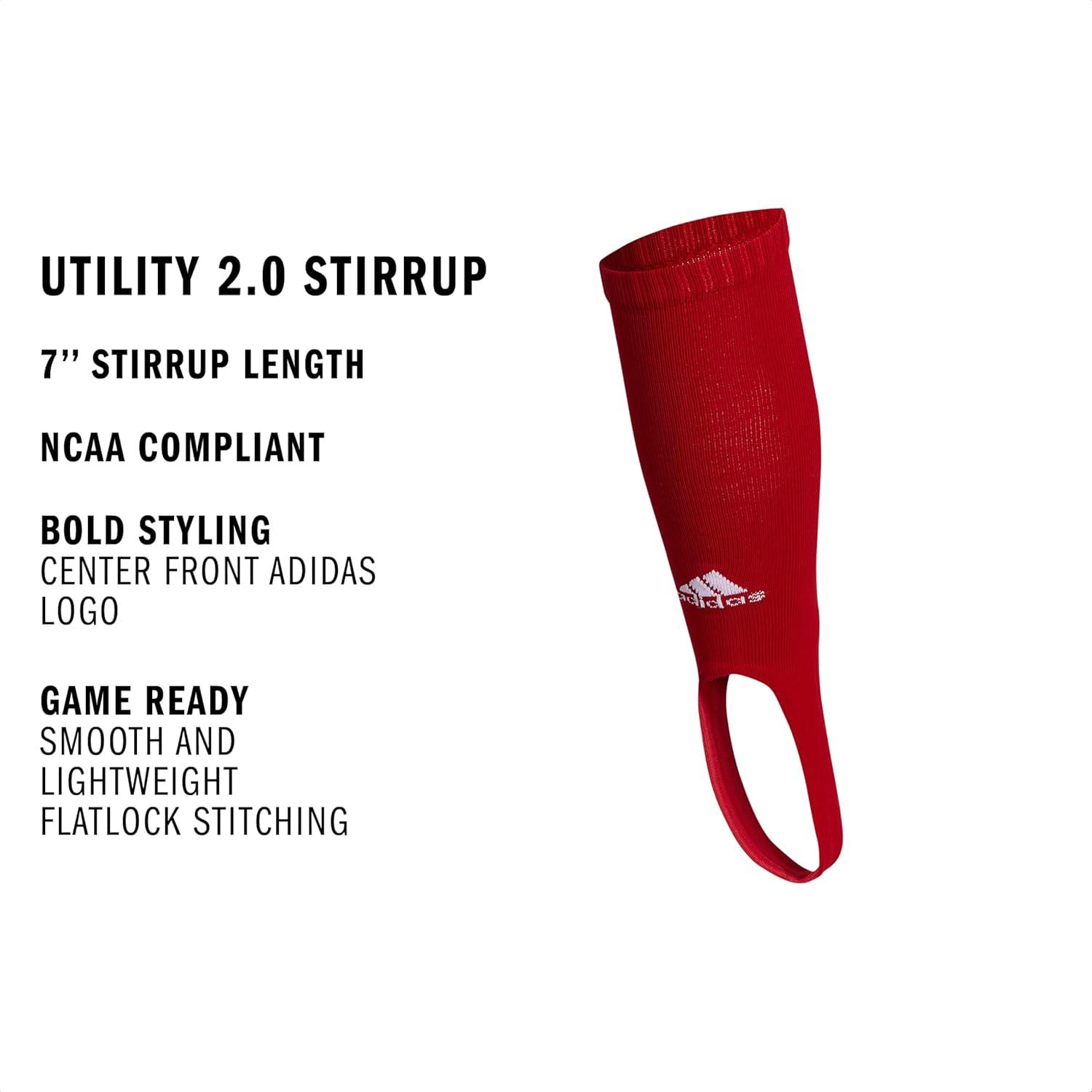 image:imageadidas Unisex Stirrup Socks for Baseball Softball amp Team SportsTeam Power RedWhite