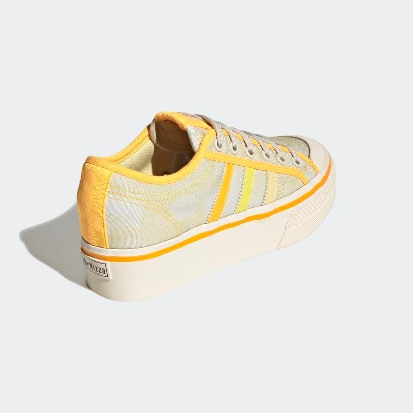 image:imageadidas Womens Nizza Platform ShoesAlmost YellowOrange TintWonder Whi