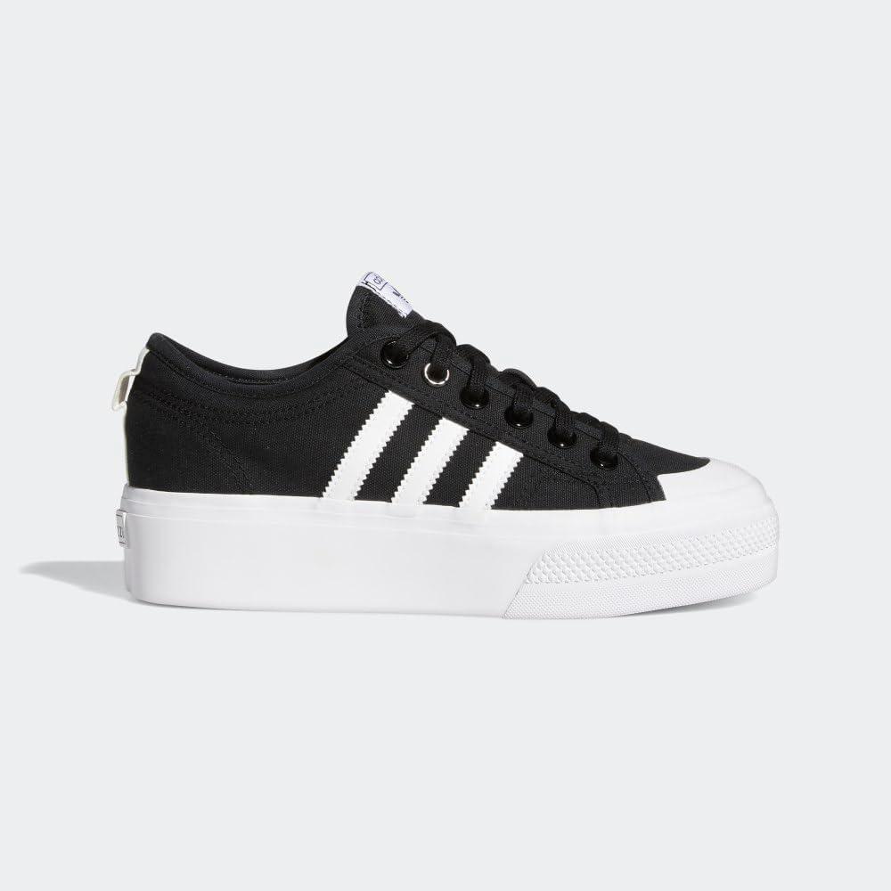 image:imageadidas Womens Nizza Platform ShoesBlackWhiteWhite