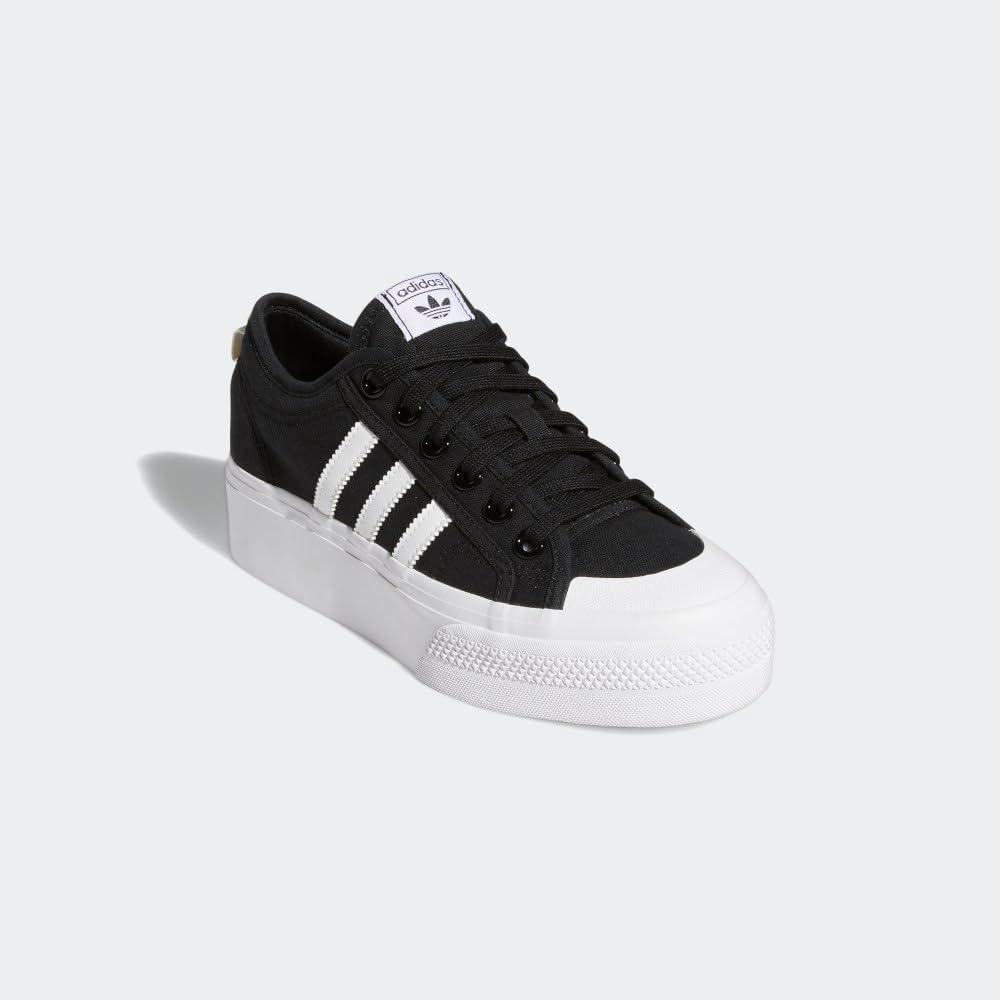 image:imageadidas Womens Nizza Platform ShoesBlackWhiteWhite
