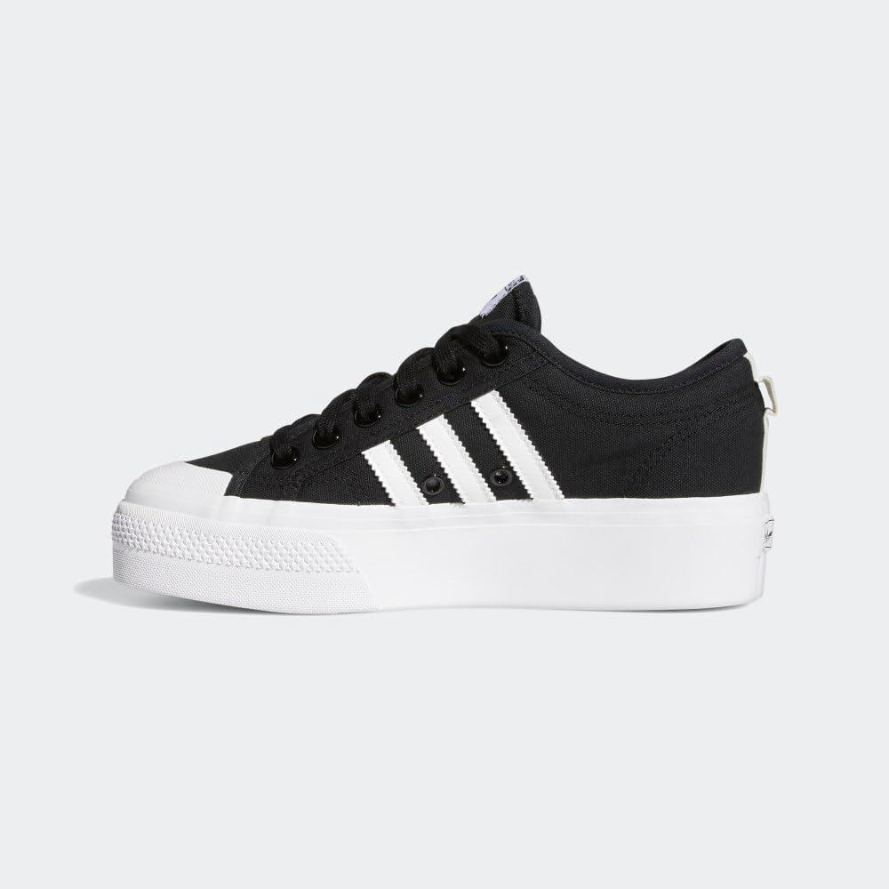 image:imageadidas Womens Nizza Platform ShoesBlackWhiteWhite