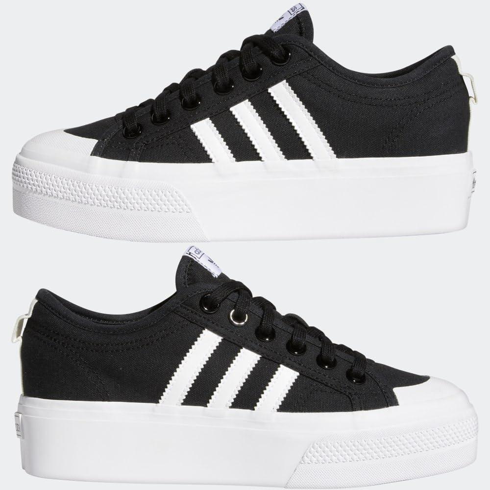 image:imageadidas Womens Nizza Platform ShoesBlackWhiteWhite