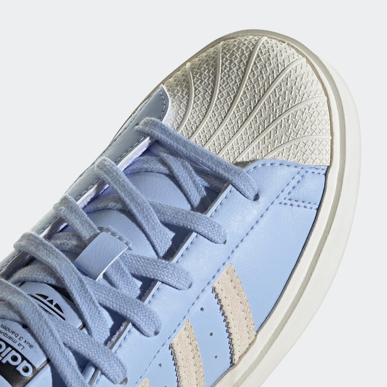image:imageadidas Womens Nizza Platform ShoesBlue DawnWhiteSilver Metallic Bonega