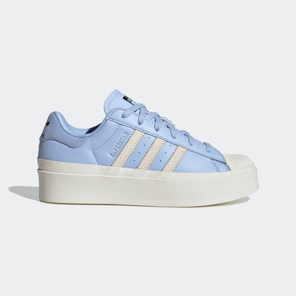 image:imageadidas Womens Nizza Platform ShoesBlue DawnWhiteSilver Metallic Bonega