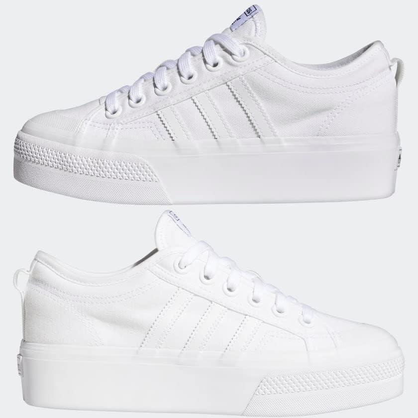 image:imageadidas Womens Nizza Platform ShoesWhiteWhiteWhite