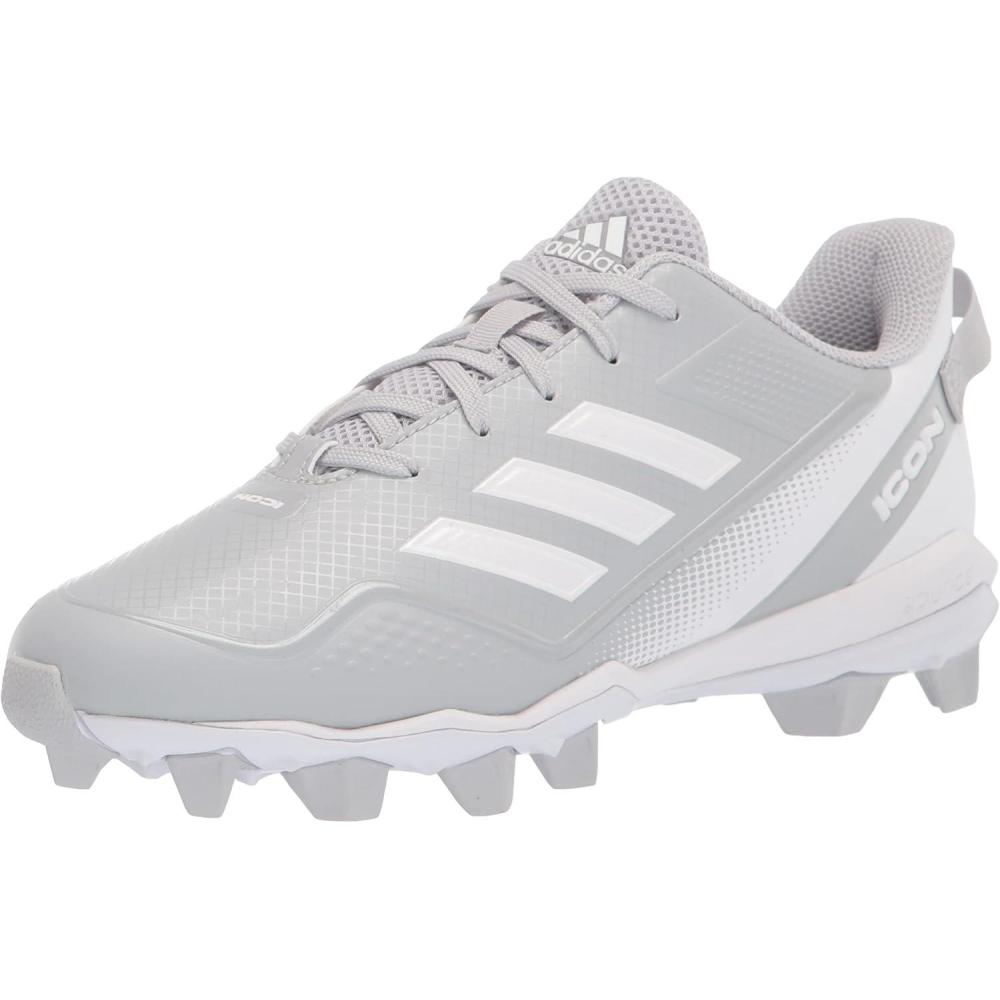 image:imageAdidas Boys Icon 7 MdTeam Light GreyWhiteSilver Metallic