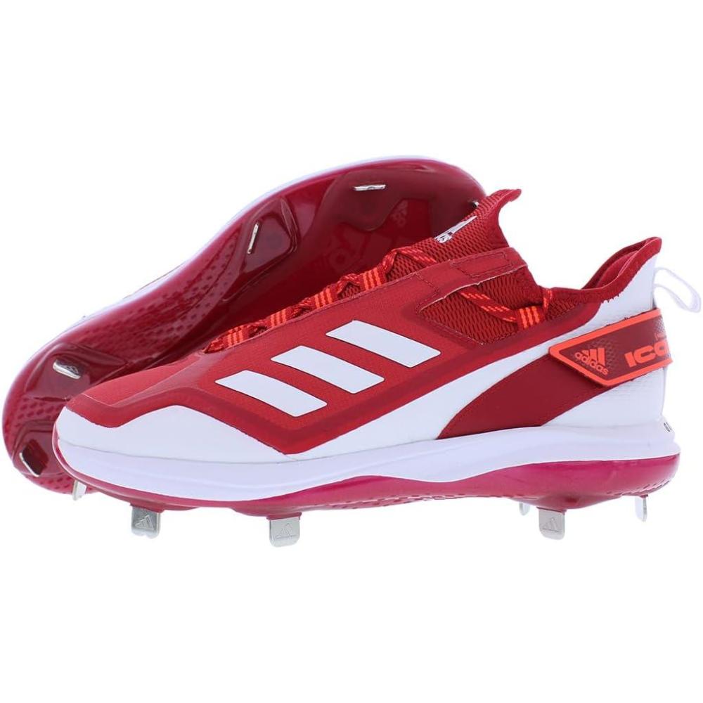 image:imageAdidas Mens Icon 7Baseball ShoeRedWhiteredBombshell Red