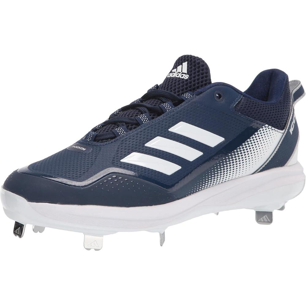 image:imageAdidas Mens Icon 7Baseball ShoeWhiteTeam Navy BlueTeam Navy Blue