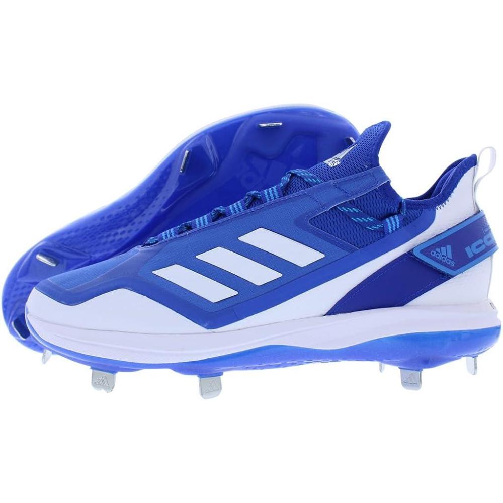 image:imageAdidas Mens Icon 7Baseball ShoeWhiteTeam Royal BlueSolar Blue