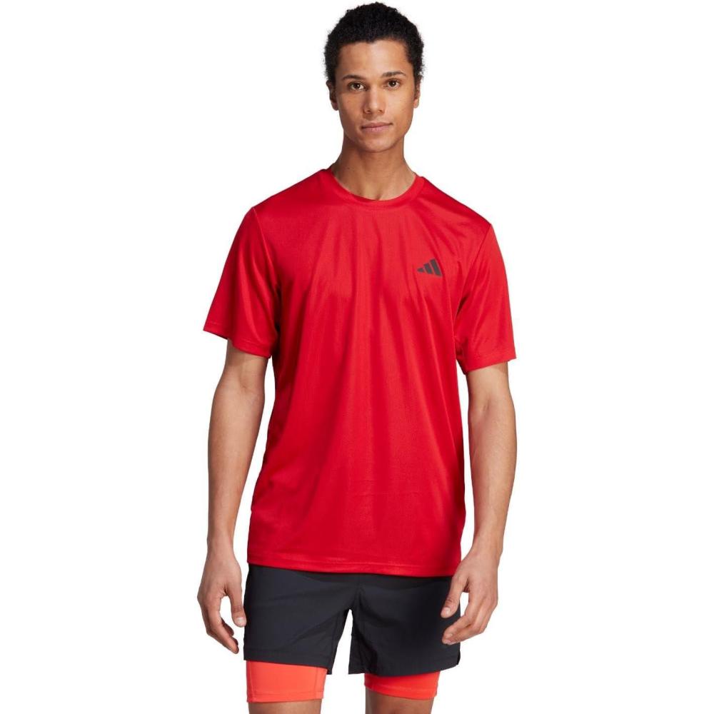 image:imageAdidas Mens Train Essentials TShirtBetter ScarletBlack