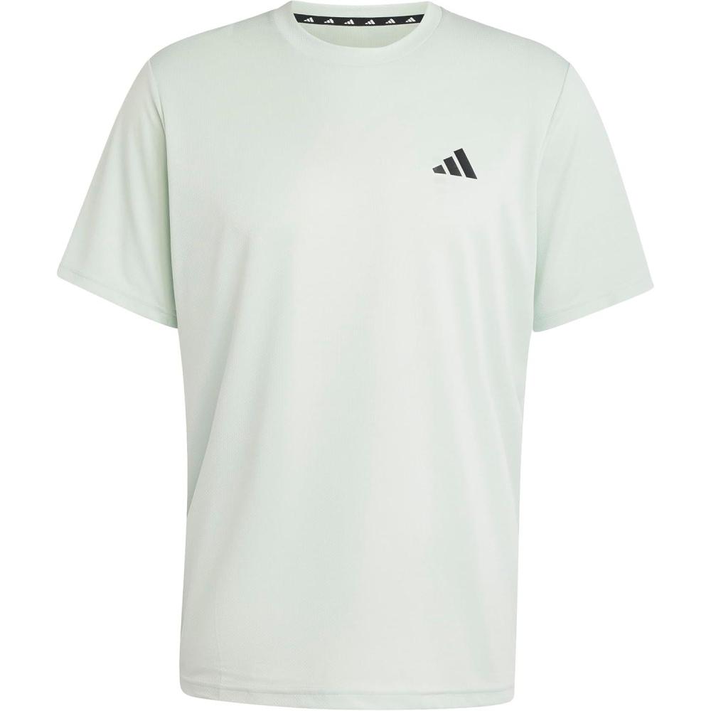 image:imageAdidas Mens Train Essentials TShirtLinen GreenBlack