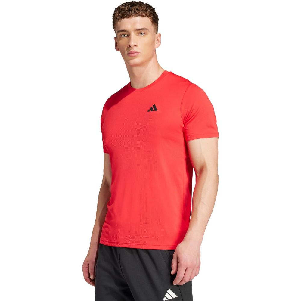 image:imageAdidas Mens Train Essentials TShirtLucid RedBlack