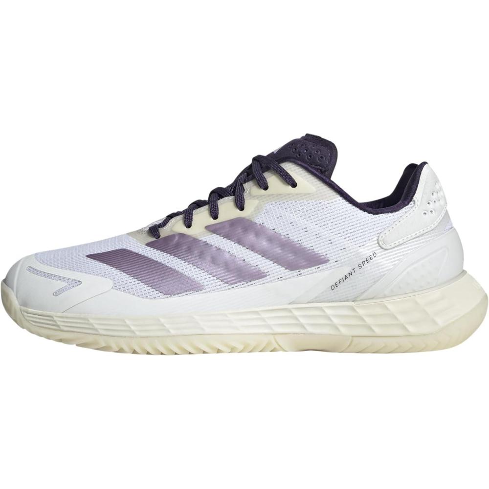 image:imageAdidas Womens Defiant Speed 2 TennisWhitePowder PlumAurora Plum