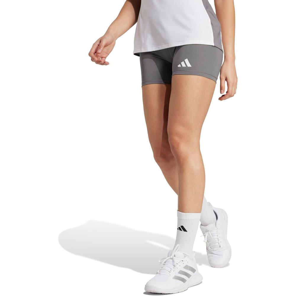image:imageAdidas Womens Techfit Volleyball Tight ShortsTeam Grey