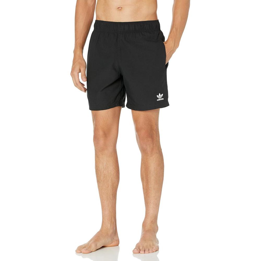 image:imageadidas Originals Mens Standard Adicolor Essentials Trefoil Swim ShortsBlack