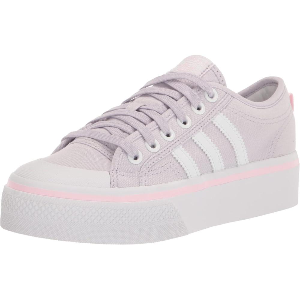 image:imageadidas Originals UnisexChild Nizza PlatformSilver DawnWhiteClear Pink