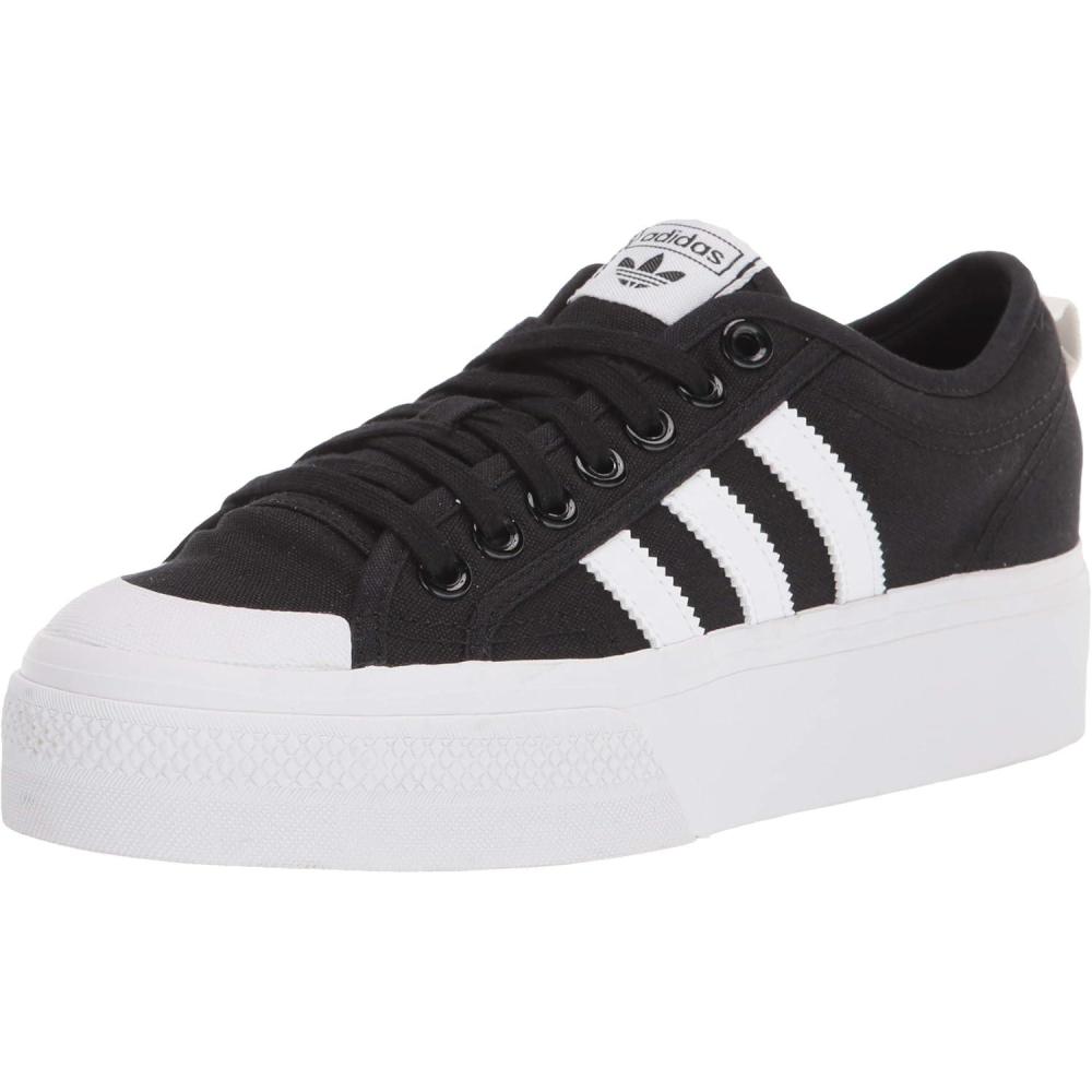 image:imageadidas Womens Nizza Platform ShoesBlackWhiteWhite