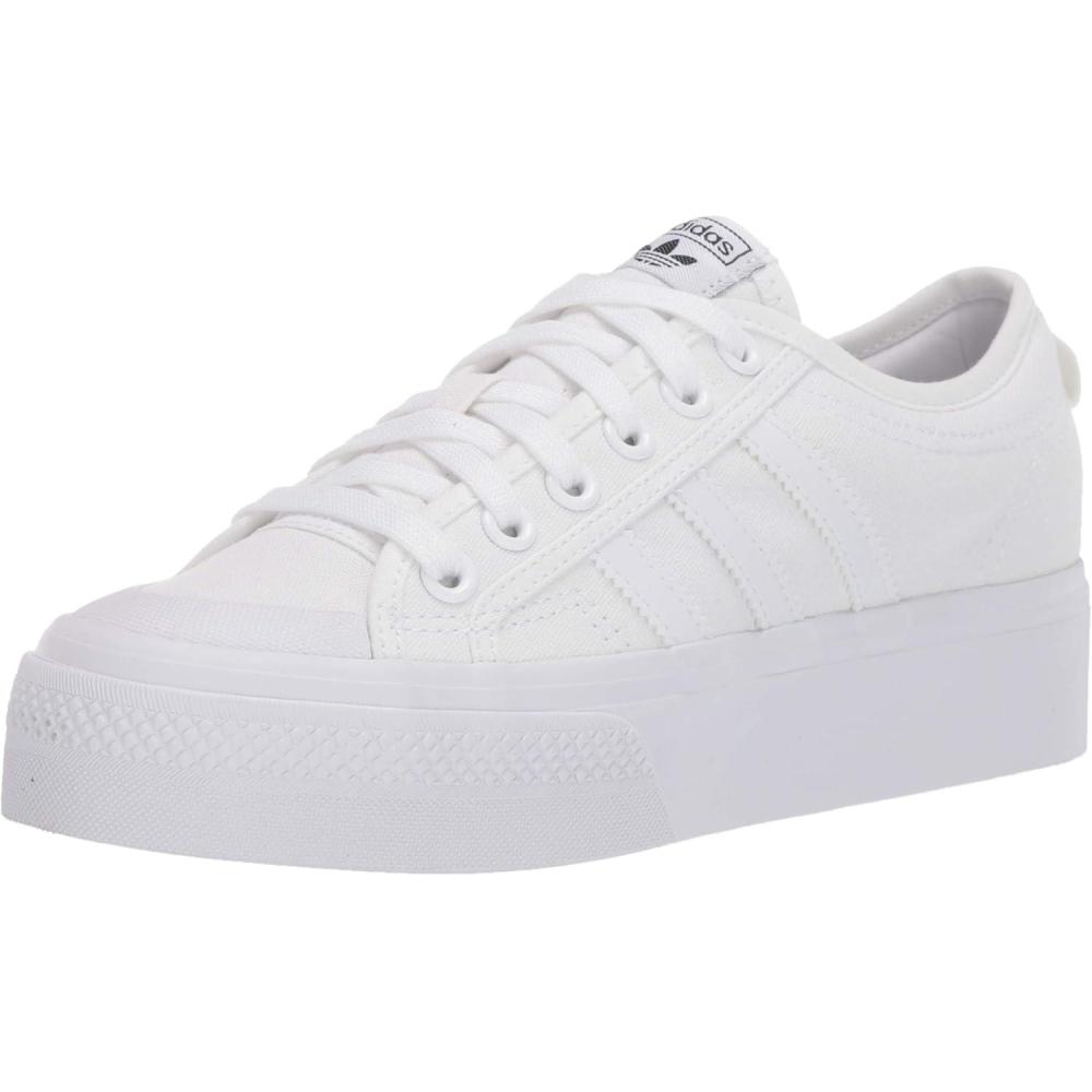 image:imageadidas Womens Nizza Platform ShoesWhiteWhiteWhite