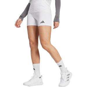 Adidas Womens Techfit Volleyball Tight Shorts(White)