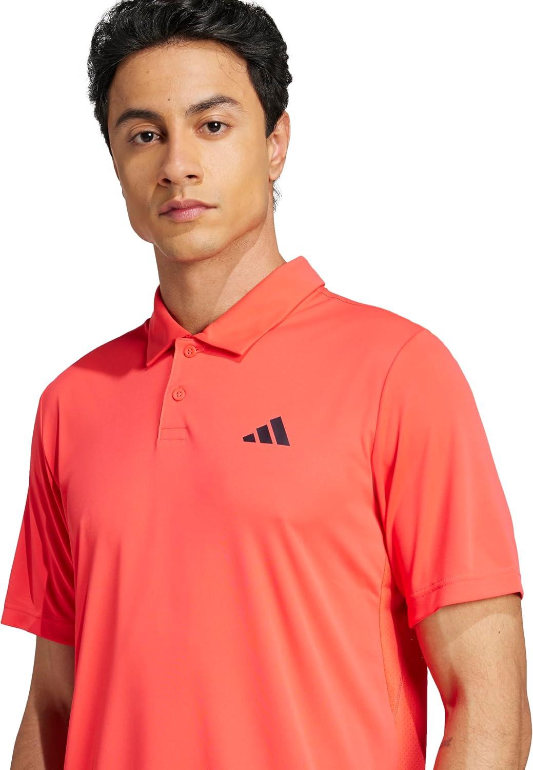 image:imageAdidas Mens Club Tennis Climacool Polo ShirtSemi Lucid Red