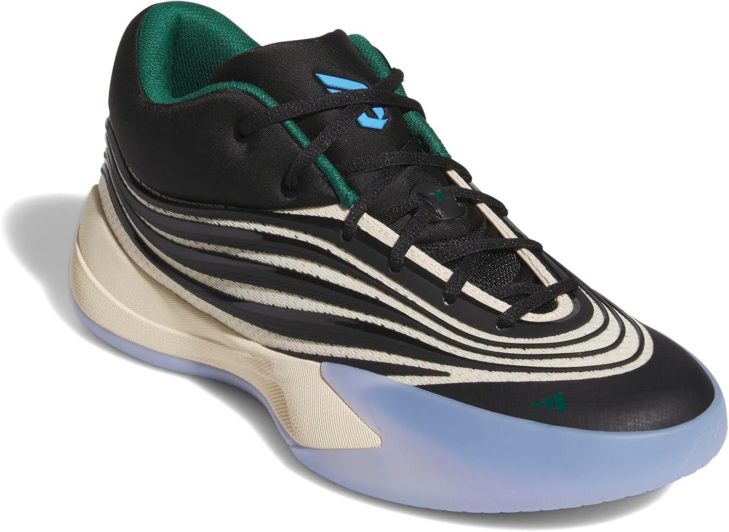 image:imageAdidas UnisexAdult Dame X BasketballBlackWarm VanillaBlue Burst