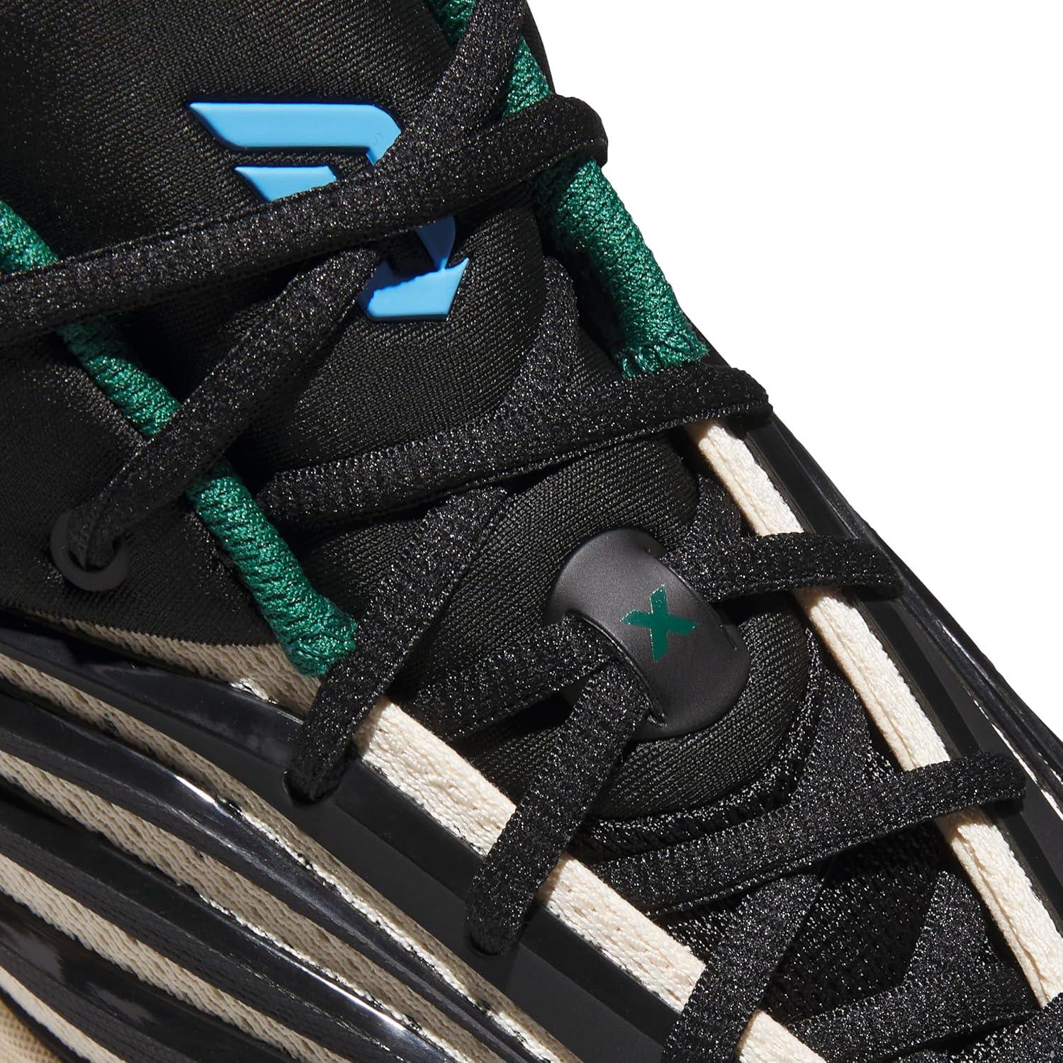 image:imageAdidas UnisexAdult Dame X BasketballBlackWarm VanillaBlue Burst