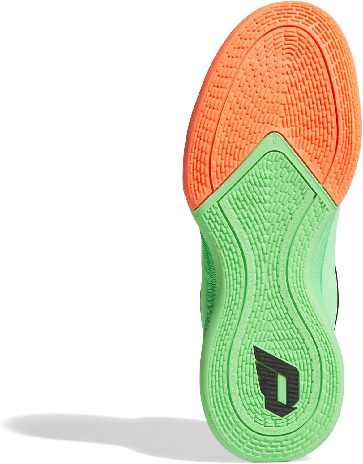 image:imageAdidas UnisexAdult Dame X BasketballLime BurstSignal CoralBlue Burst