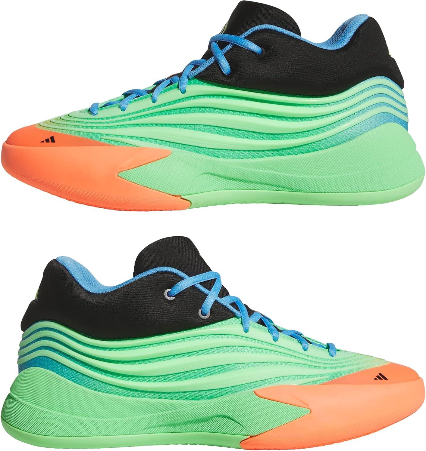image:imageAdidas UnisexAdult Dame X BasketballLime BurstSignal CoralBlue Burst