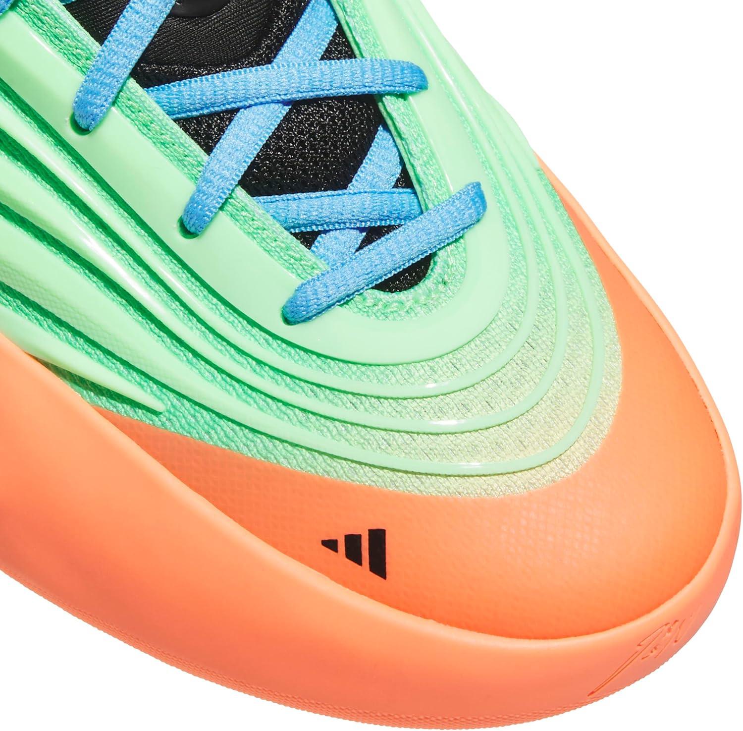 image:imageAdidas UnisexAdult Dame X BasketballLime BurstSignal CoralBlue Burst