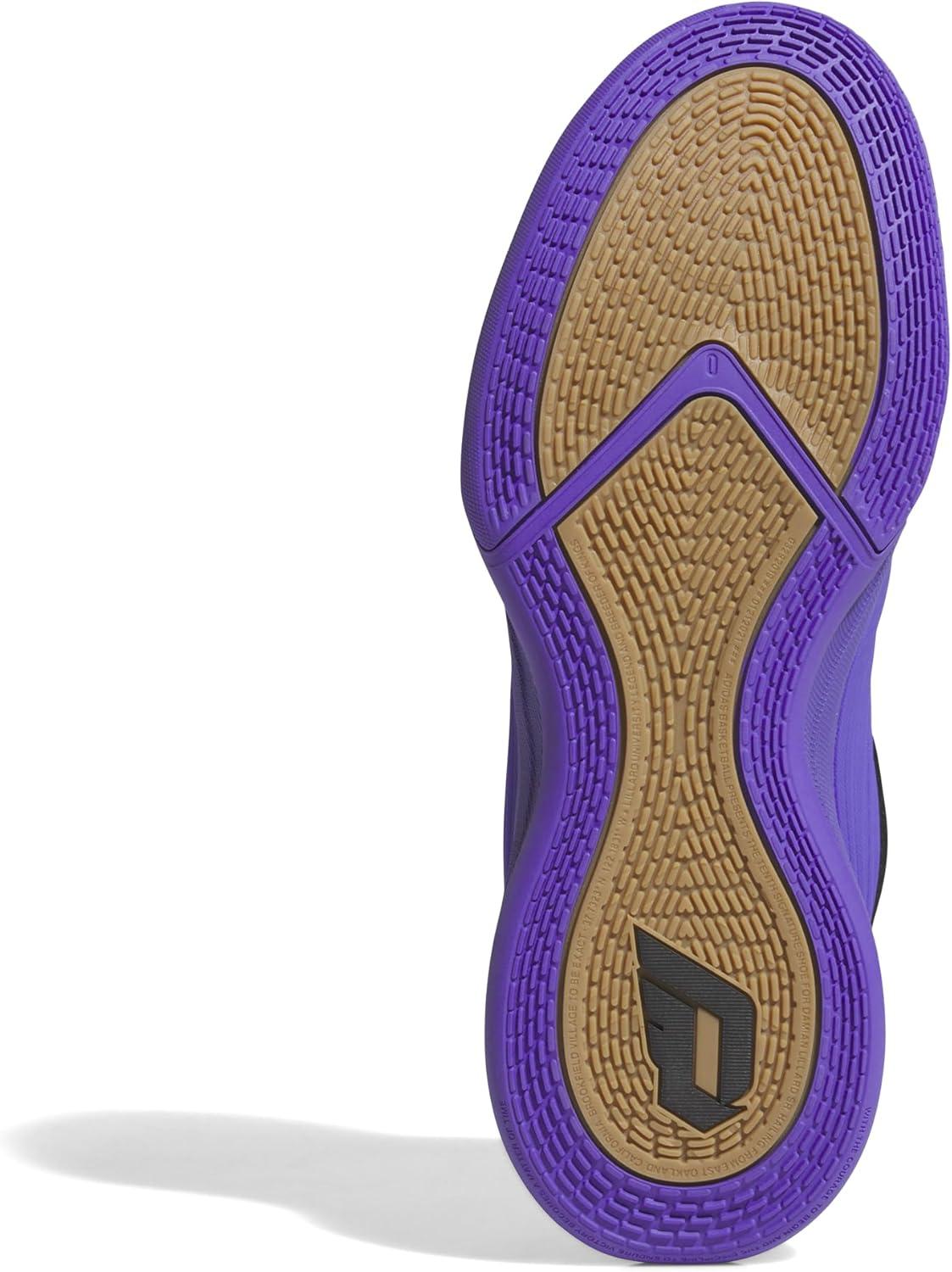 image:imageAdidas UnisexAdult Dame X BasketballPurple RushBlackCourt Green