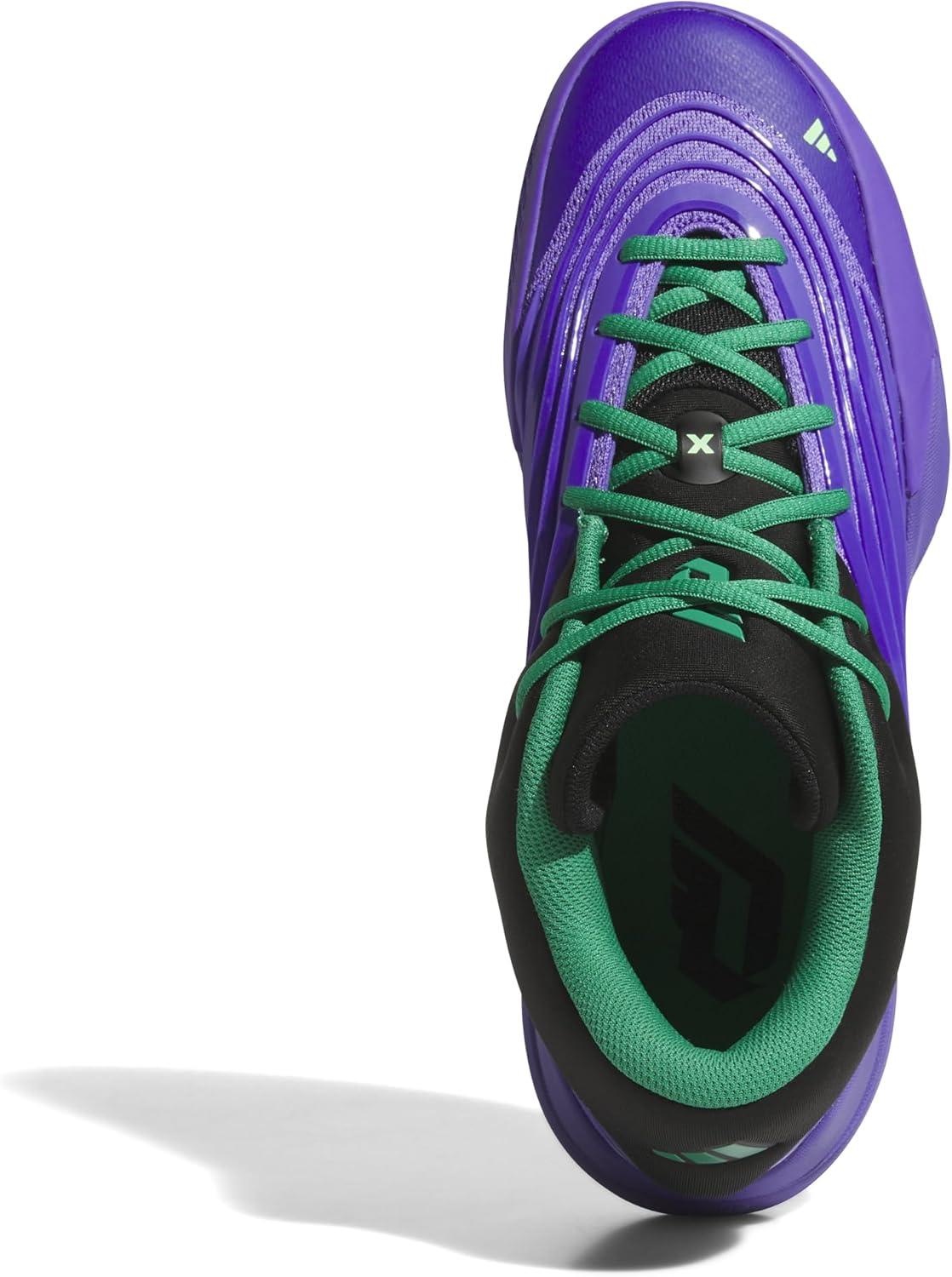 image:imageAdidas UnisexAdult Dame X BasketballPurple RushBlackCourt Green
