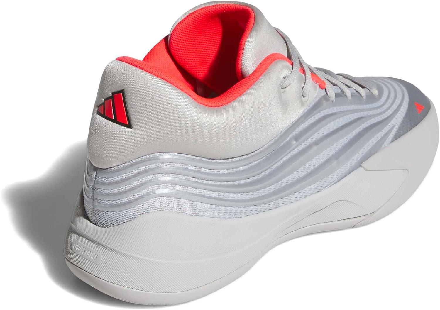 image:imageAdidas UnisexAdult Dame X BasketballSilver MetallicGreyLucid Red