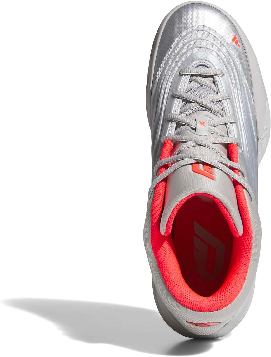 image:imageAdidas UnisexAdult Dame X BasketballSilver MetallicGreyLucid Red