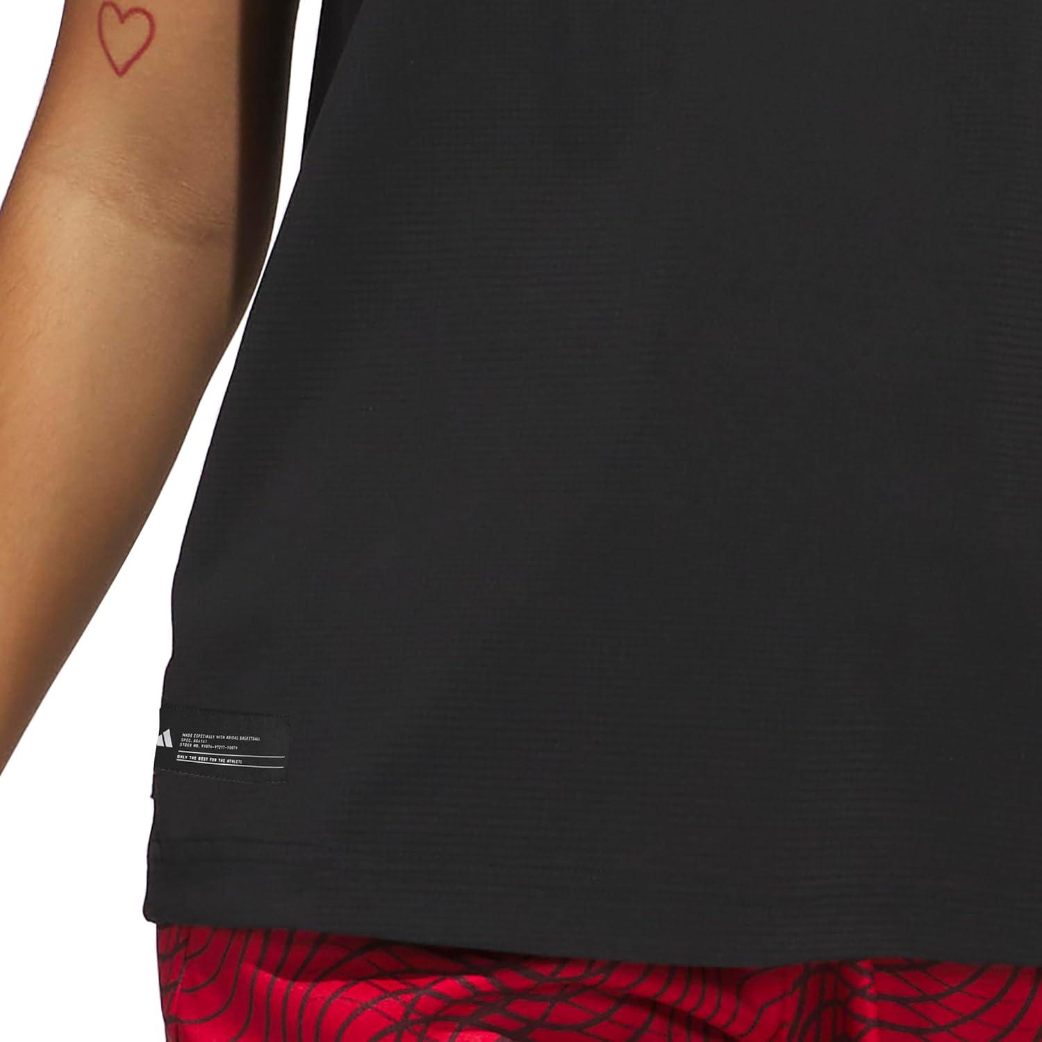 image:imageAdidas Womens Crazylite Woven Basketball Tank TopBlack