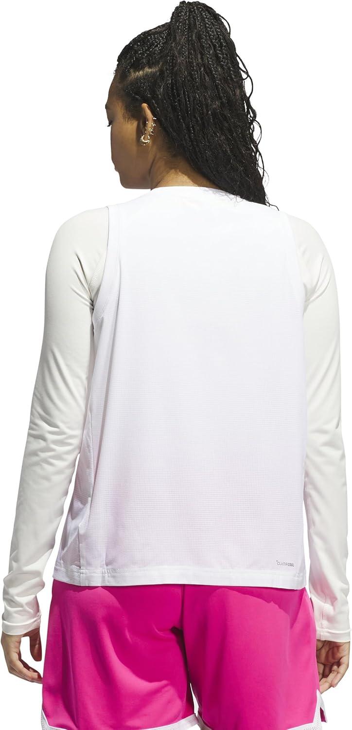 image:imageAdidas Womens Crazylite Woven Basketball Tank TopWhite