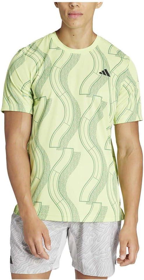 image:imageadidas Mens Club Tennis Climacool TShirtPulse LimePreloved Green