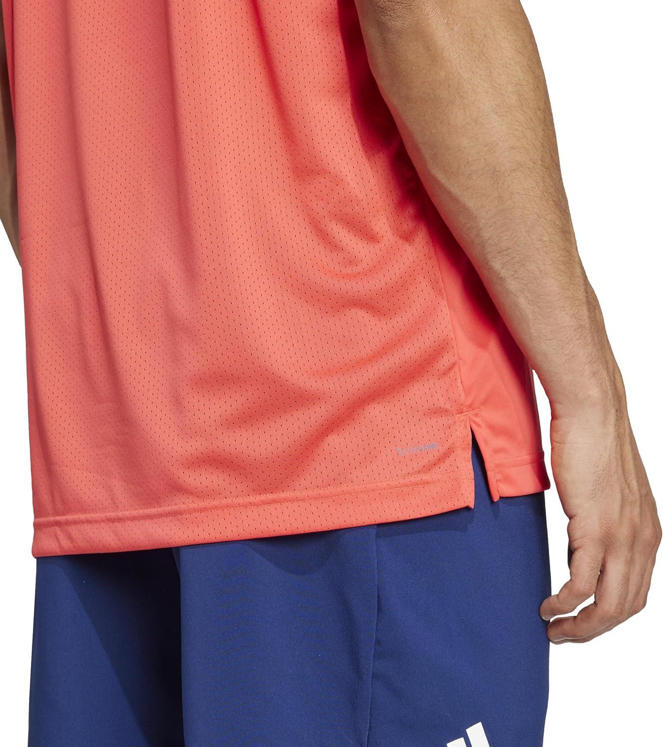 image:imageadidas Mens Club Tennis Climacool TShirtSemi Lucid Red