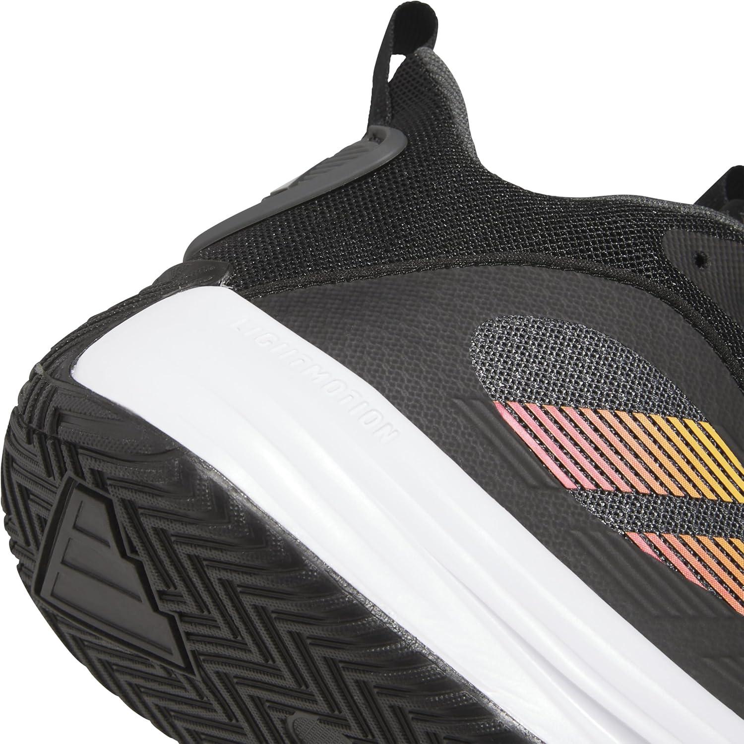 image:imageadidas Mens Own The Game 30 Basketball ShoeBlackShock PinkSupplier Colour