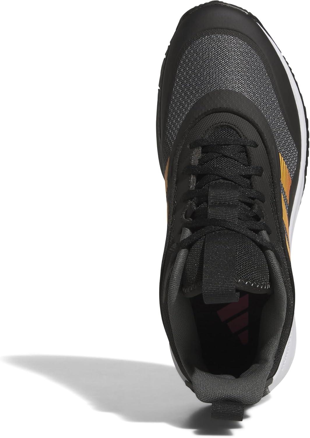 image:imageadidas Mens Own The Game 30 Basketball ShoeBlackShock PinkSupplier Colour